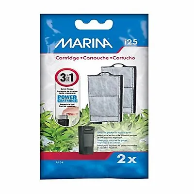 Fluval Marina I125 Replacement Filter Cartridges Aquarium Fish Tank Filter Pads • £6.44