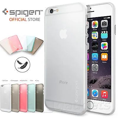 $9.99 • Buy Genuine SPIGEN Air Skin 0.4mm Slim Thin Soft Cover For Apple IPhone 6 Case UNPKG