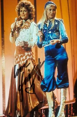 Anni-Frid Lyngstad Signed 6x4 Photo ABBA Waterloo Autograph Memorabilia + COA • £79.99