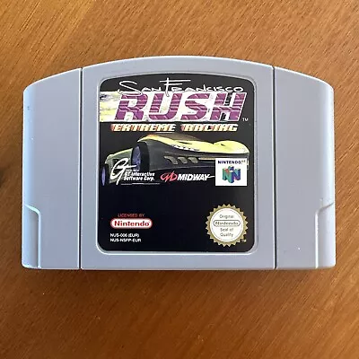 San Francisco Rush Extreme Racing N64 Nintendo 64 Cartridge Pal Oz Seller • $24.99