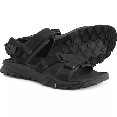 Timberland Men's Garrison Trail US 13 M Black Webbing Adjustable Sandals 50% Off • $44.98