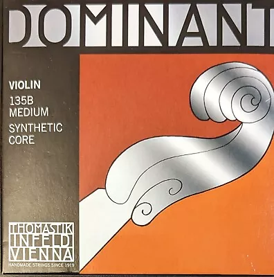 Thomastik-Infeld 135B Dominant Set Violin String Set Medium Synthetic Core • $39