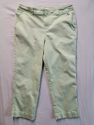 A New Day Jeans Womans 14 Mint Green Stretch • $8.99