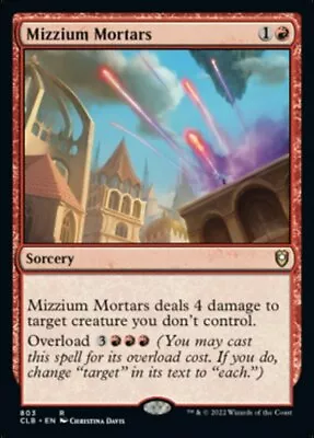 Mizzium Mortars X1 NM Magic The Gathering 1x Commander Legends: Battle For Baldu • $0.99