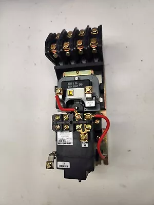 Square D 8903LX040 Mechanically Held 4 Pole Lighting Contactor 277v Coil  • $120