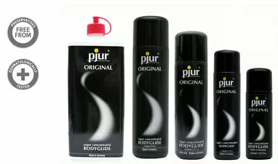 New Pjur Original Bodyglide Silky Silicone Lubricant Lube 1000 500 250 100 30 Ml • $23.99