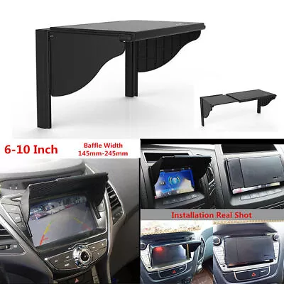 Car SUV 6 -10  GPS/DVD/LCD Sunvisor Sun Shade Navigation Cover Shield Anti-glare • $16.06