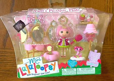 Jewel Sparkles Primpin Party Lalaloopsy Mini Doll Playset Makeover NWT Sealed • $26.59