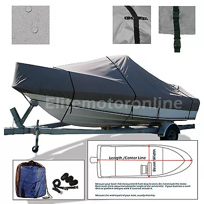 Mako Pro 17 Skiff CC Inshore Bay Center Console Fishing Trailerable Boat Cover • $215.95