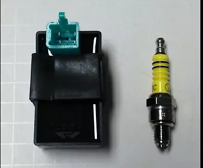 5 PIN CDI BOX + SPARK PLUG 50cc 70cc 90cc 110cc 125cc ATV DIRT BIKE GO-KART Tao • $7.89