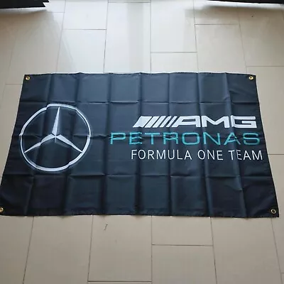 Mercedes Benz F1 AMG PETRONAS Flag/Banner/Goods/Advertising/Mural • $25.57