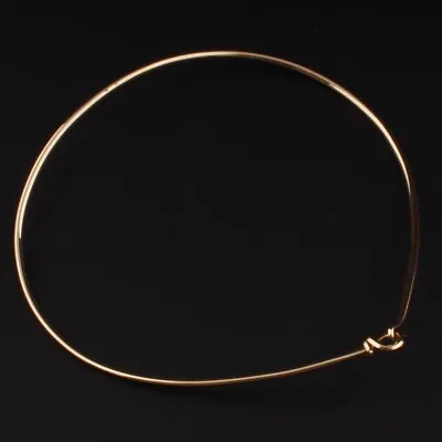 Georg Jensen Gold Neckring # 1174. 18 Carat Yellow Gold. Vivianna Torun. NEW! • $5995