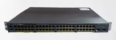 WS-C2960X-48LPD-L*Cisco 2960-X Series 48 POE+ GE+2 10G SFP+LAN BASE (370W PoE) • $160