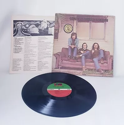 Crosby Stills & Nash Lp 1969 Atlantic Monarch Press Green/red • $21.60