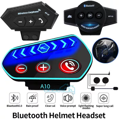 2023 Motorcycle Helmet Headset Wireless Bluetooth Headphone Speaker Hands-Free • $19.61