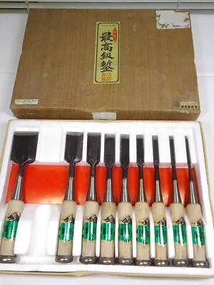 £237.60 • Buy Japanese Vintage Chisel 9set Nomi Made By Famous Blacksmith All Shigetomo /19y