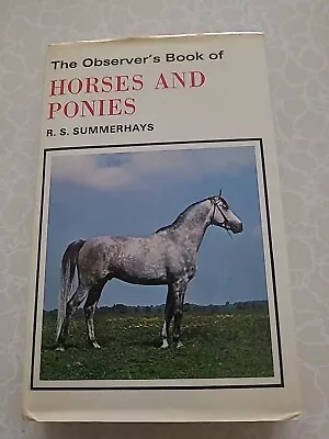 Observer's Book Of Horses And Ponies • £4.99