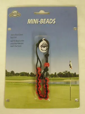 On Course Mini Beads Slotted Shot Counter (Red) Score Keeper Golf NEW • $2.99