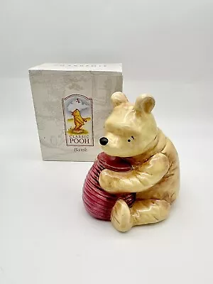 Disney Charpente Classic Winnie-the-Pooh Bank Pooh And Honey Pot Vintage 90s • $44.44