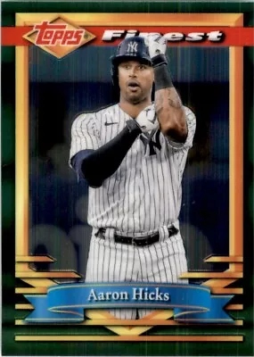 2021 Finest Flashbacks Aaron Hicks New York Yankees #187 166053 • $2