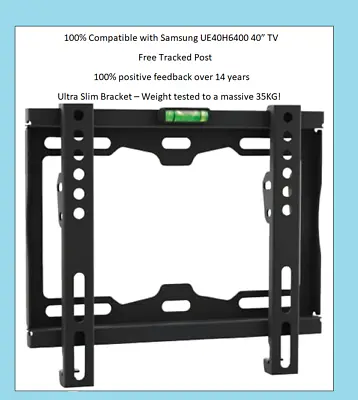 £14.04 • Buy UE40H6400 SAMSUNG 40  ULTRA SLIM TV BRACKET WALL MOUNT LCD Screen Fixing NEW 