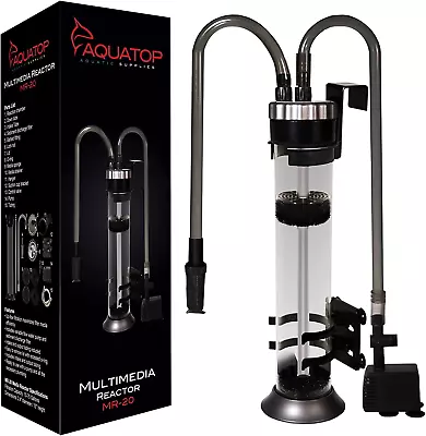 Media Reactor With 95 GPH Pump – For 10-75 Gallon Tanks Up-Flow Filtration For  • $90.62