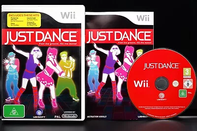 Just Dance Original Nintendo Wii Game PAL - COMPLETE - TESTED - PLAYS ON Wii U • $16.99