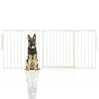 Safetots Premium Flexible Extra Wide Dog Gate Room Divider Puppy Barrier WHITE • £36.90