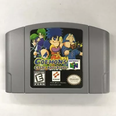 Goemon's Great Adventure Video Game Cartridge Card For Nintendo N64 Console • $14.98