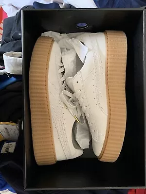 $75 • Buy PUMA Fenty Creeper By RHIANNA/ Oatmeal Colourway / UK 5.5 EU 38.5 / EUC
