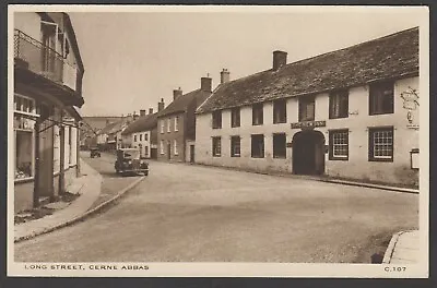 Postcard Cerne Abbas Nr Dorchester Dorset View Of The New Inn In Long Street • £6.99
