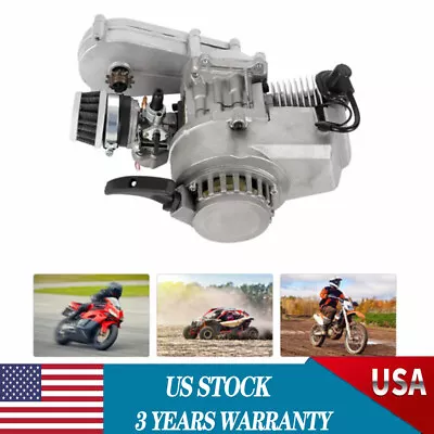 49CC50CC 2 Stroke Engine Motor Pull Start For Pocket Bike Mini Dirt Bike ATV • $58.90