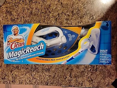 Mr Clean Magic Reach Starter Kit Bathroom Cleaning Tool Detachable Pole New.  • $30