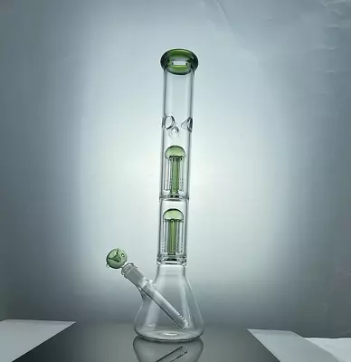 $39.99 • Buy 16in Glass Bong 6mm Thick Heavy Hookah 14mm Bowl