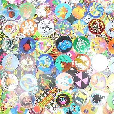 Lot Of 100 Pogs / Milk Caps + Slammer Unsorted! Retro Game Nostalgia! • $22