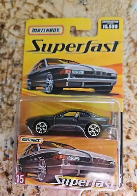 2004 MATCHBOX SUPERFAST BMW 850i GRAY W/OPENING DOORS LIMITED EDITION  • $15