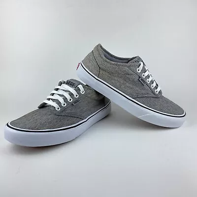 Vans Off The Wall Classic Low-top Skate Shoes Sneakers Grey Sz US9 UK8 EUR42 • $40