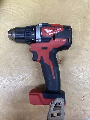 Milwaukee 2801-20 M18 Compact Brushless 1/2 In Drill - Red • $52