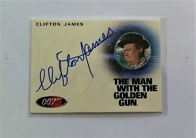 James Bond 50th Anniversary  A200 Clifton James As Sheriff J W Pepper Autograph • $170.49