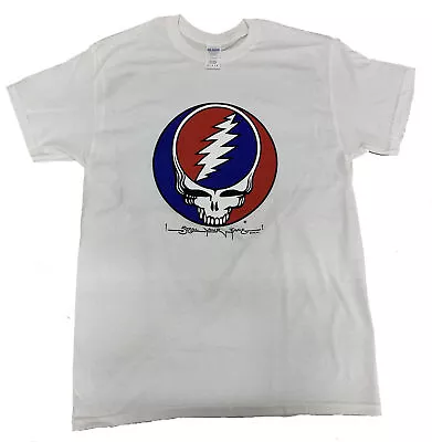 Grateful Dead T-Shirt Steal Your Face White Tee • $20.72
