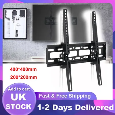 TV Wall Bracket Mount LCD LED Plasma Tilt For 26 30 32 40 42 50 55 Upto 60 Inch • £9.90