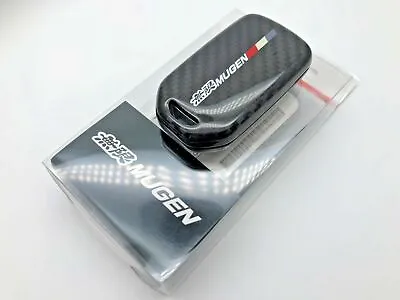 Mugen Carbon Fiber Smart Car Key Fob Cover Accord Civic Crv Jazz Fit Odyssey Hrv • $30.99