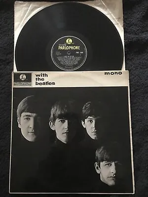 £54.99 • Buy The Beatles - With The Beatles Vinyl LP MONO PMC 1206 1963 KT DOMINION 5N/5N VG