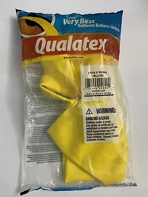 QUALATEX 3’ Huge Balloons BIG Looner Fun NEW 2CT PACKAGE NEVER OPENED*FREE SHIP • $190
