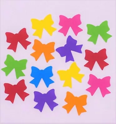 Card Bows Ribbons Card Embellishments Scrapbook Shapes Assorted Colours • £0.99