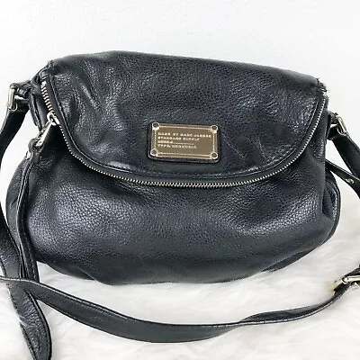 Marc Jacobs Classic Q Natasha Bag Crossbody Black Pebbled Leather • $100