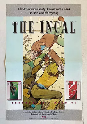 Moebius Incal Epic Comics Promotional Poster 11  X 17  Marvel 1988 • $17.99