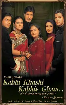 395144 KABHI KHUSHI KABHIE GHAM Movie Indian WALL PRINT POSTER US • $35.95