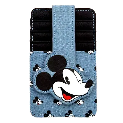 Brand New Disney Mickey Mouse Denim Card Holder • $2.99
