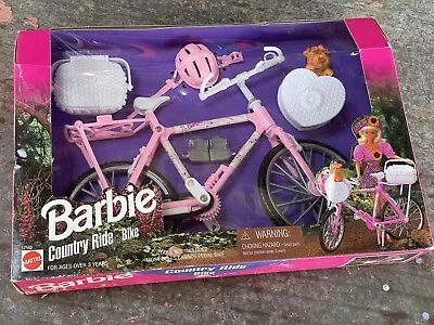 Vintage Barbie Country Ride Bike New In Package 1996 Sealed Box Rare  • $24.99